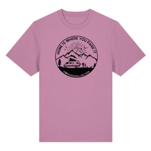 T-Shirt "Home is where you park it" - unisex - Organic Heavy Shirt